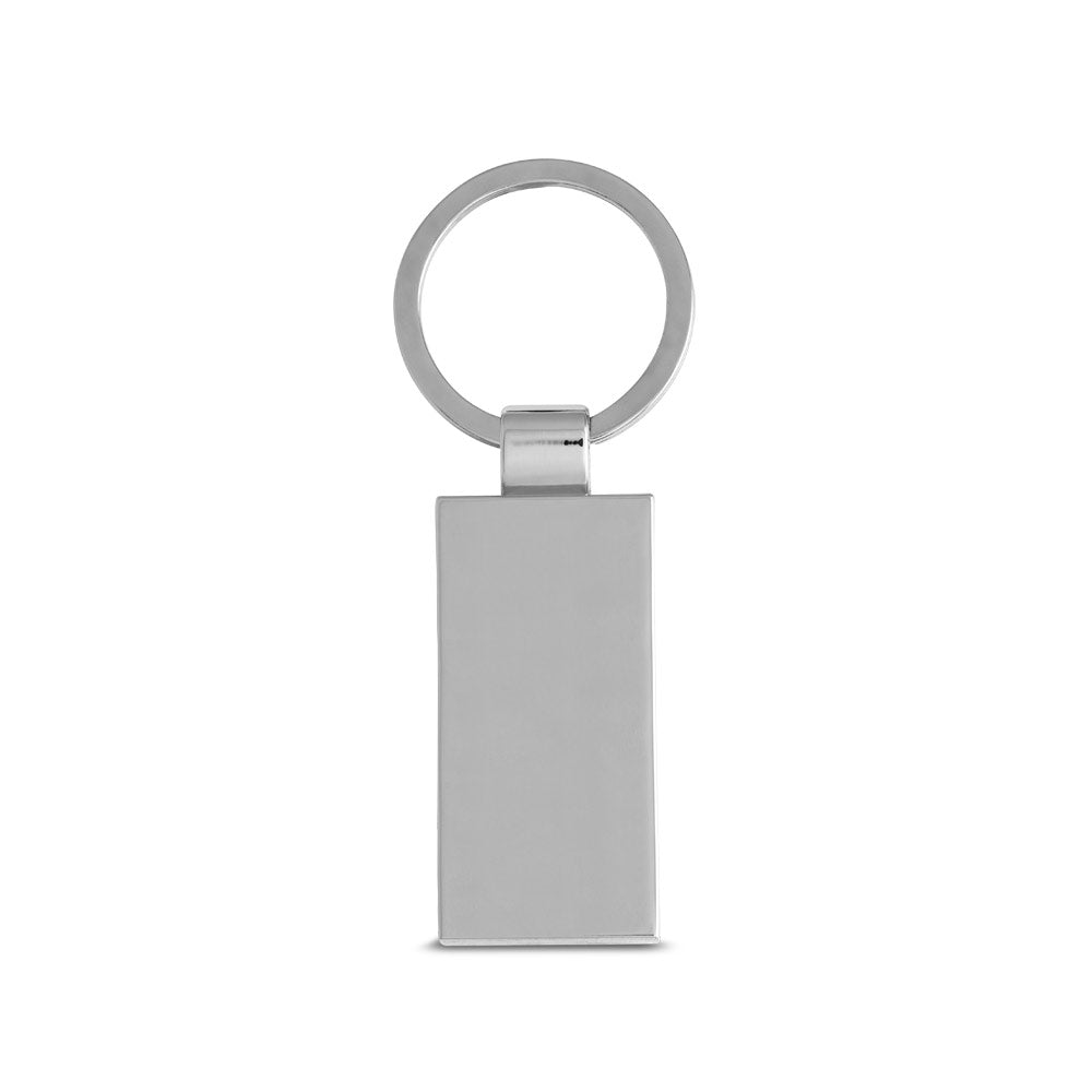 HOMER - Portachiavi rettangolare in Bambù e Metallo - Cod. 95070