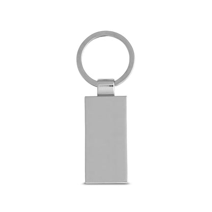 HOMER - Portachiavi rettangolare in Bambù e Metallo - Cod. 95070