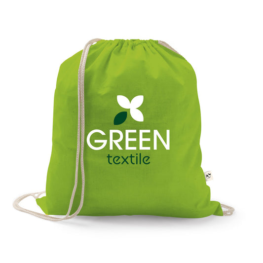 ISTANBUL - Zaino a Sacca in Cotone Riciclato (70% - 150 g/m²) - Cod. 92083