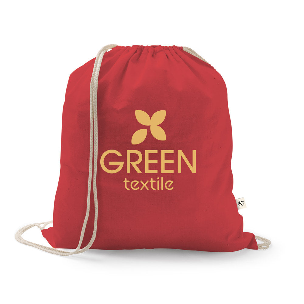 ISTANBUL - Zaino a Sacca in Cotone Riciclato (70% - 150 g/m²) - Cod. 92083