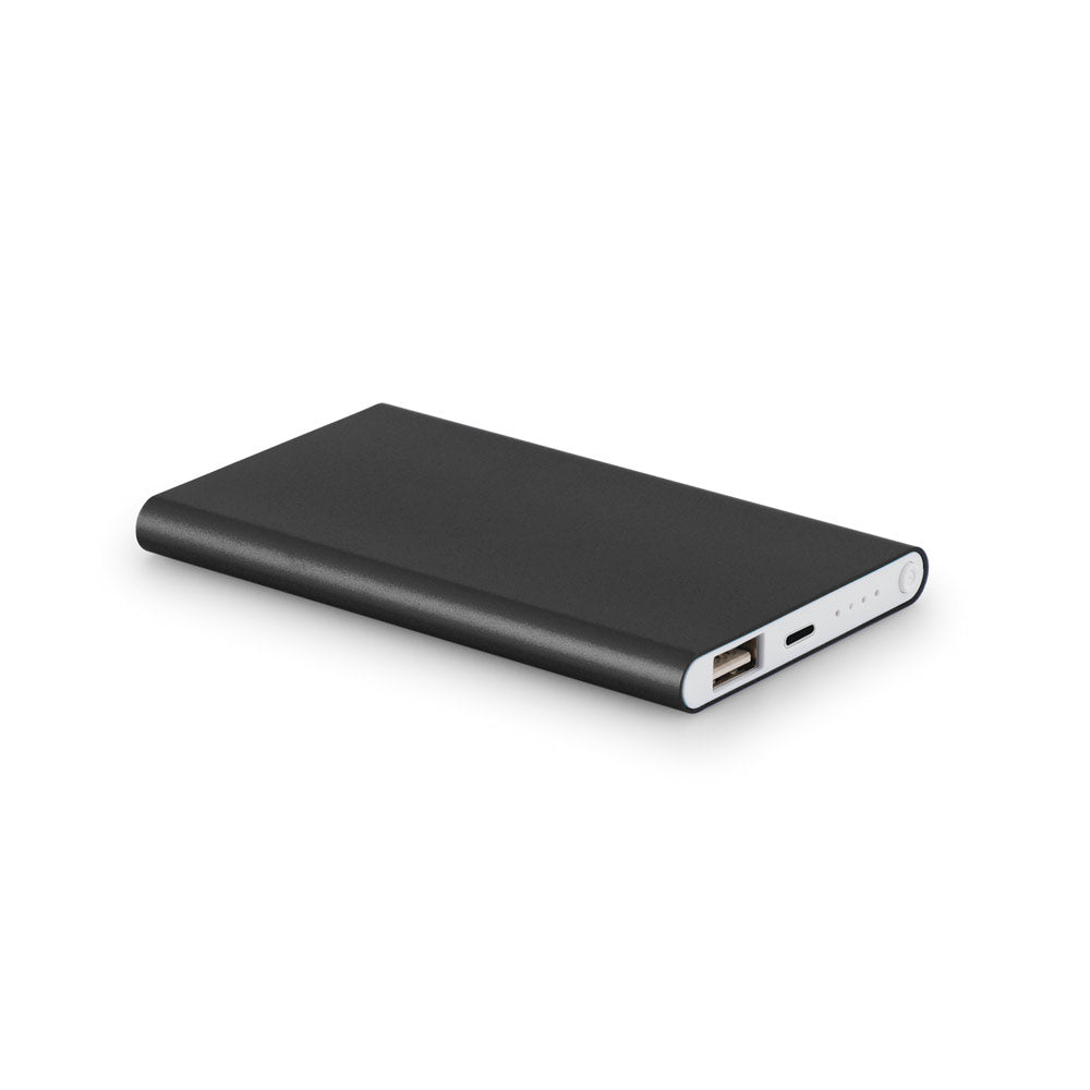 MARCET - Power Bank Slim da 4.000 mAh in Alluminio Riciclato (100% rAL) - Cod. 97344