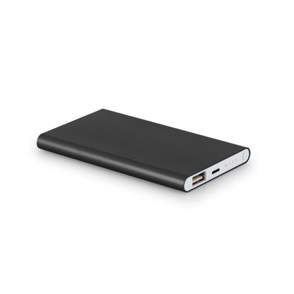 MARCET - Power Bank Slim da 4.000 mAh in Alluminio Riciclato (100% rAL) - Cod. 97344