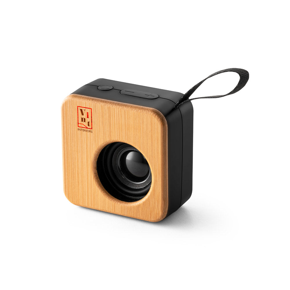 MAYER - Altoparlante Portatile da 3W con Autonomia di 4 Ore in Bambù e ABS Riciclato - Cod. 97098
