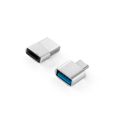 MINSKY - Set di 2 Adattatori USB-A / USB-C in Alluminio - Cod. 97090