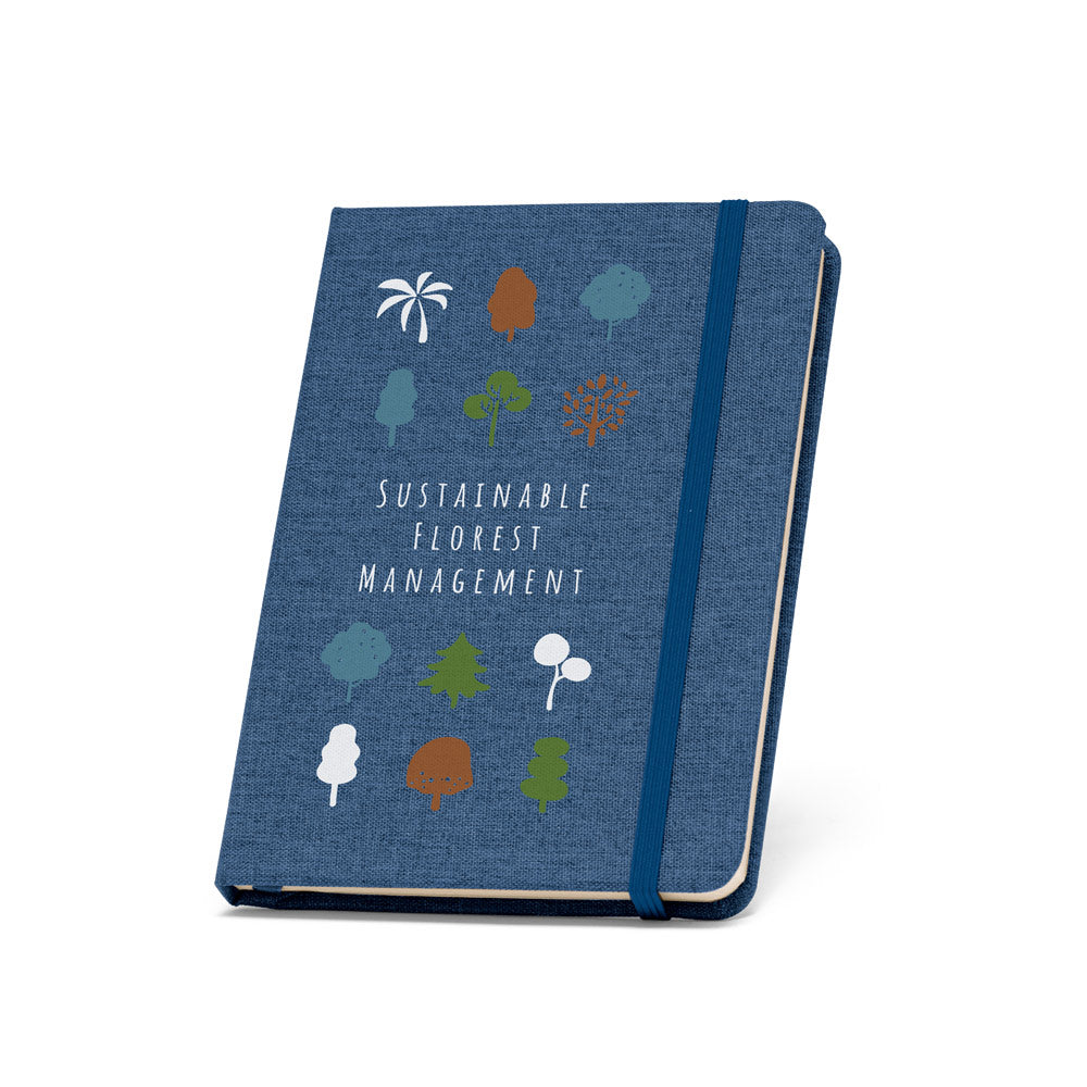 BOYD - Taccuino A5 in Poliestere Riciclato (100% rPET) con Pagine a Righe - Cod. 93276