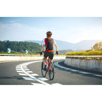 MOUNTI - Zaino Sportivo in 420D con Sacca Idrica 2 L - Cod. 92628