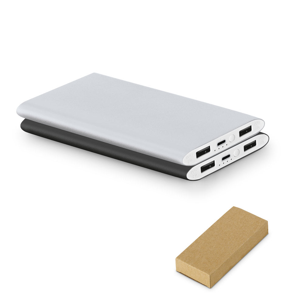 NOBEL - Power Bank 7.200 mAh in Alluminio Riciclato (100% rAL) - Cod. 97351