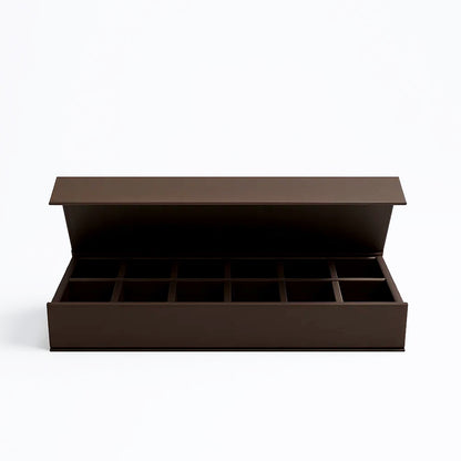 Scatola Premium Magnetica Rigida con 12 Scomparti per Praline e Cioccolatini – Personalizzabile - Cod. 01PM.00001