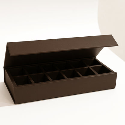 Scatola Premium Magnetica Rigida con 12 Scomparti per Praline e Cioccolatini – Personalizzabile - Cod. 01PM.00001