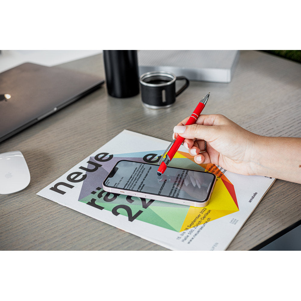 NEIL - Penna con Corpo in Alluminio Riciclato (100% rAL) e Punta Tattile - Cod. 91799