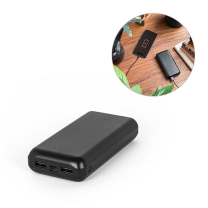 LEAKEY 20 - Power Bank 20.000 mAh in ABS Riciclato (100% rABS) - Cod. 97199
