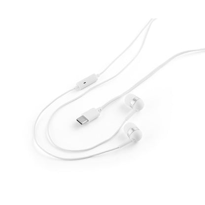 PRESLEY - Auricolari con Cavo USB-C da 1,2 Metri e Microfono Integrato - Cod. 97139