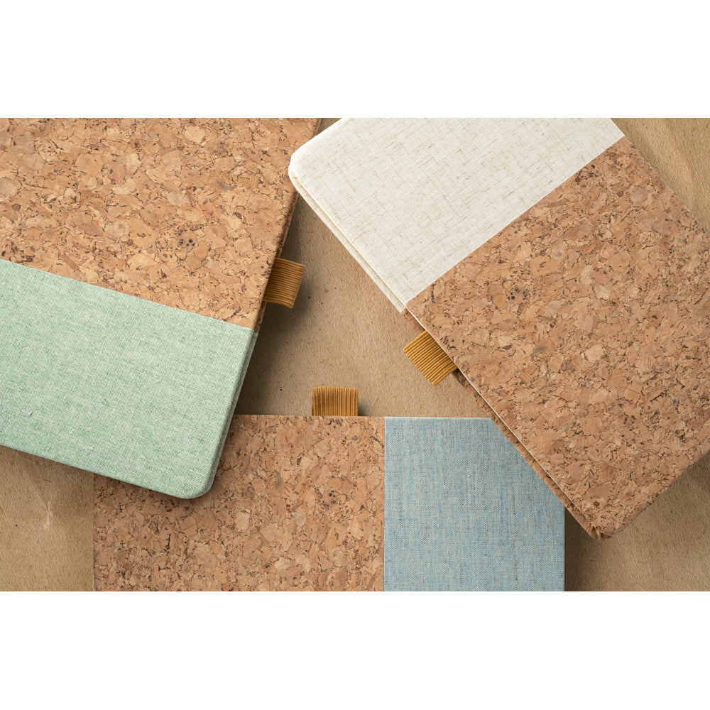 KLEE - Quaderno A5 in Sughero e Lino con Pagine a Righe - Cod. 93277