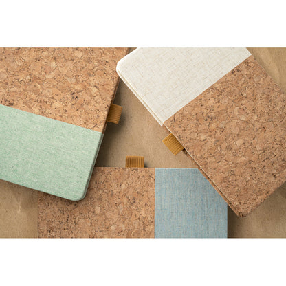 KLEE - Quaderno A5 in Sughero e Lino con Pagine a Righe - Cod. 93277