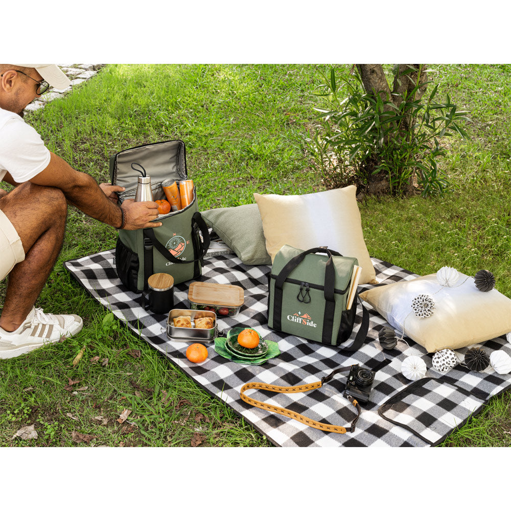 ROMA M - Borsa Termica Imbottita in Poliestere Riciclato 600D Ripstop 11 L - Cod. 92184