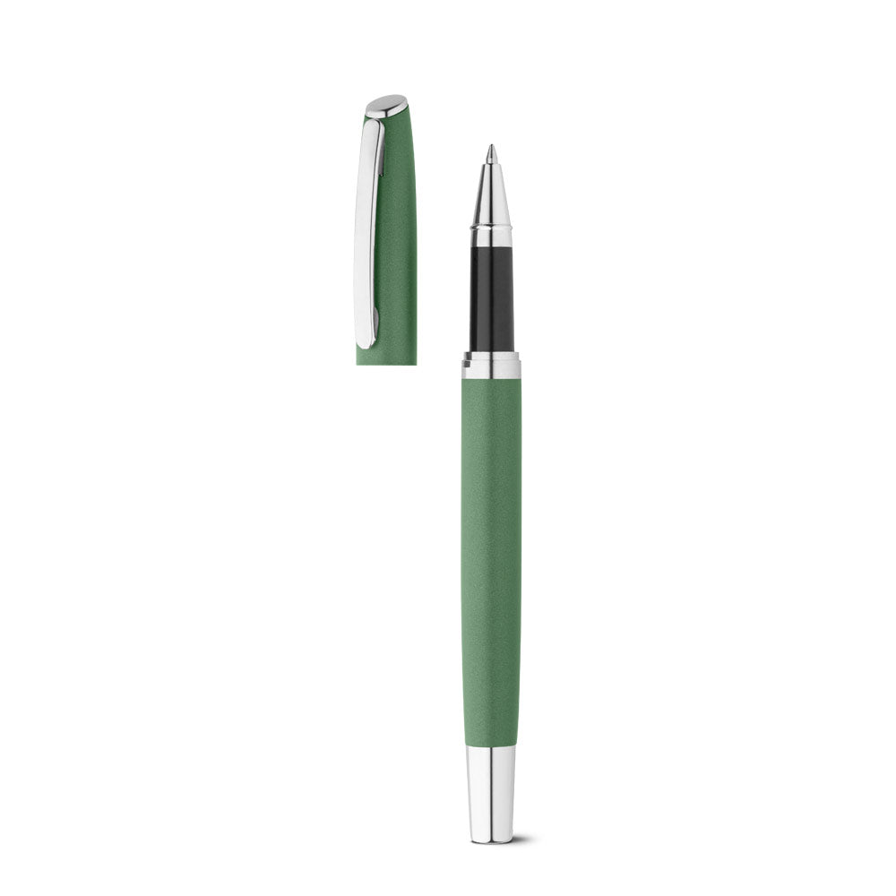 RE-LANDO-SET - Set Penna Roller e Penna a Sfera con Corpo in Alluminio Riciclato (100% rAL) - Cod. 91778