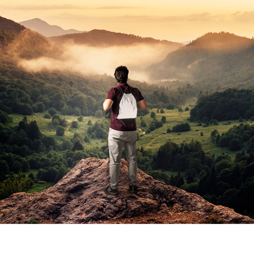 SYROS - Zaino a Sacca Riflettente (200 g/m²) - Cod. 92798