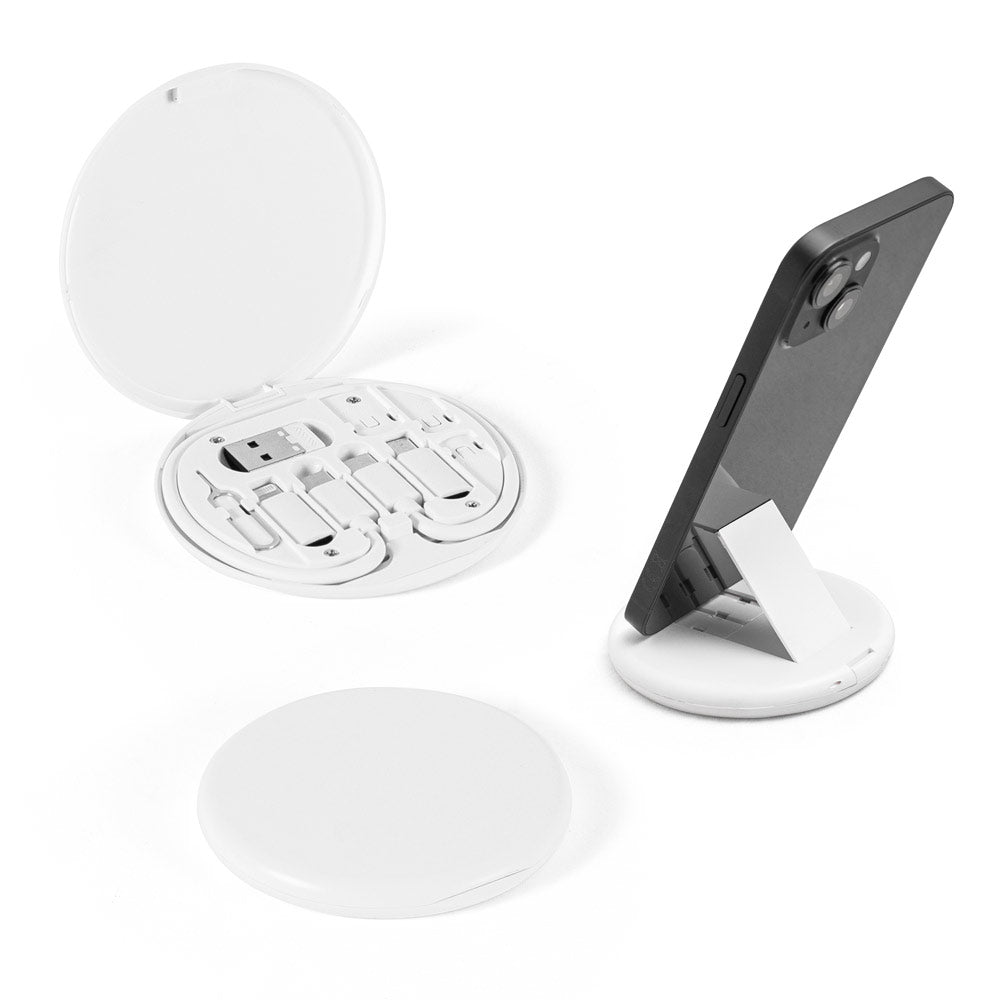 SYSTROM - Set Adattatore e Cavo di Ricarica Superveloce in ABS Riciclato - Cod. 97187