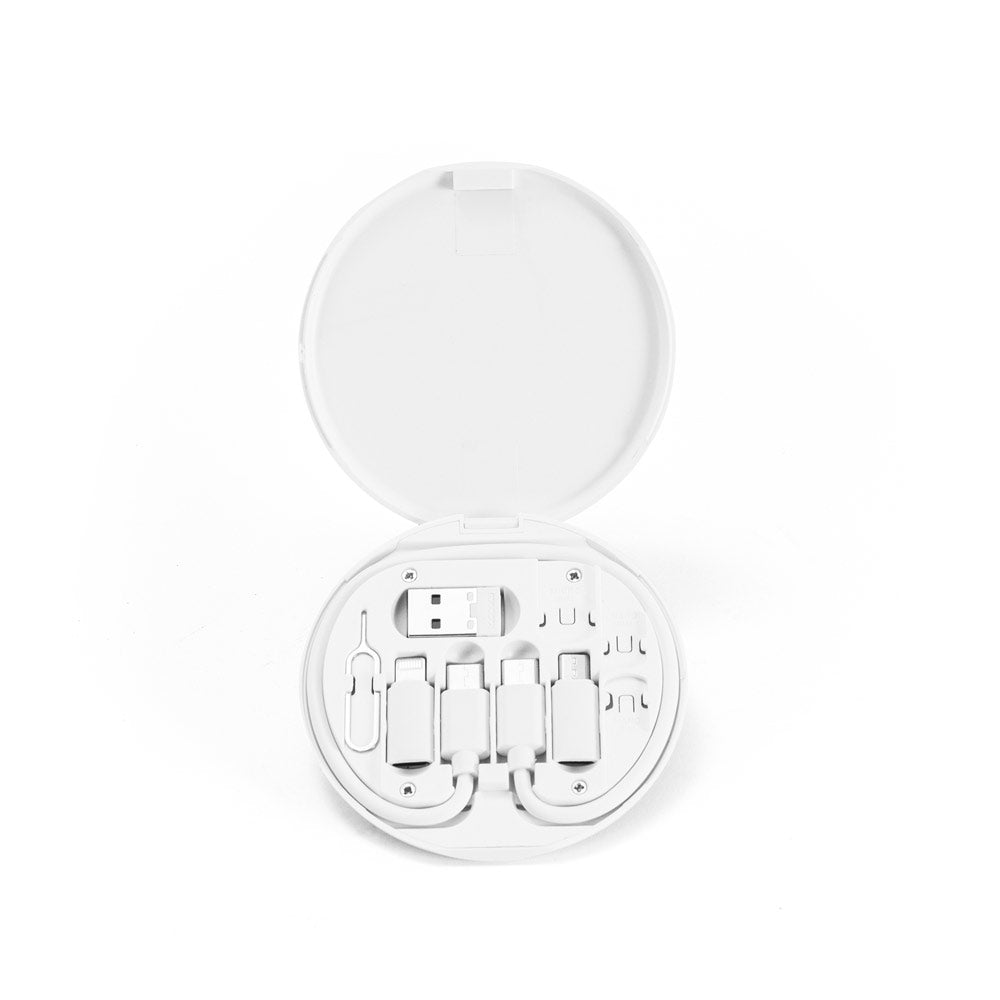 SYSTROM - Set Adattatore e Cavo di Ricarica Superveloce in ABS Riciclato - Cod. 97187