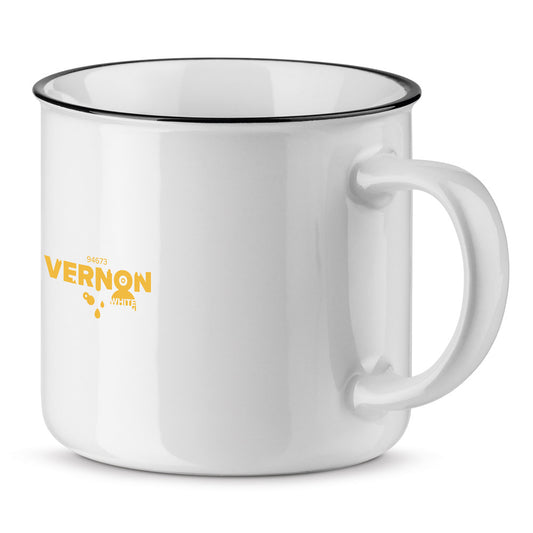 VERNON WHITE - Tazza in Ceramica 340mL - Cod. 94673