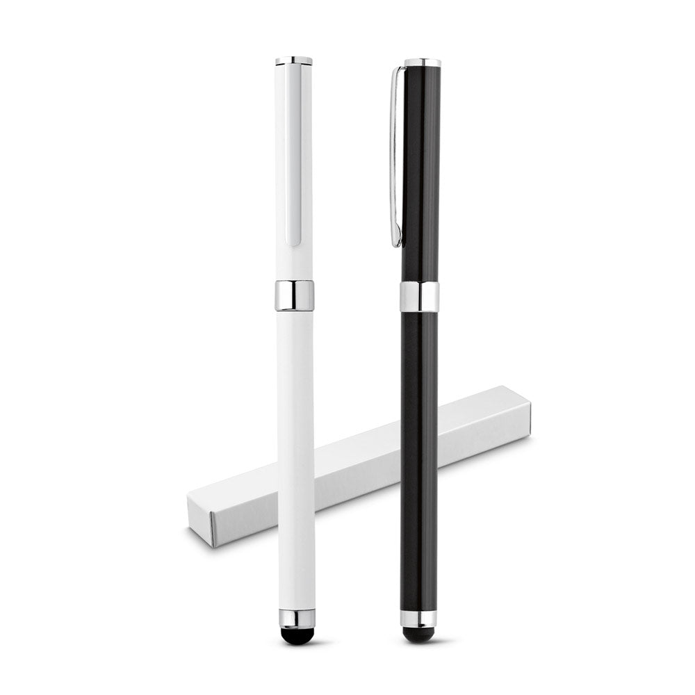 TOUCH - Penna Roller in Acciaio Inox Brillante con Punta Touch - Cod. 51437