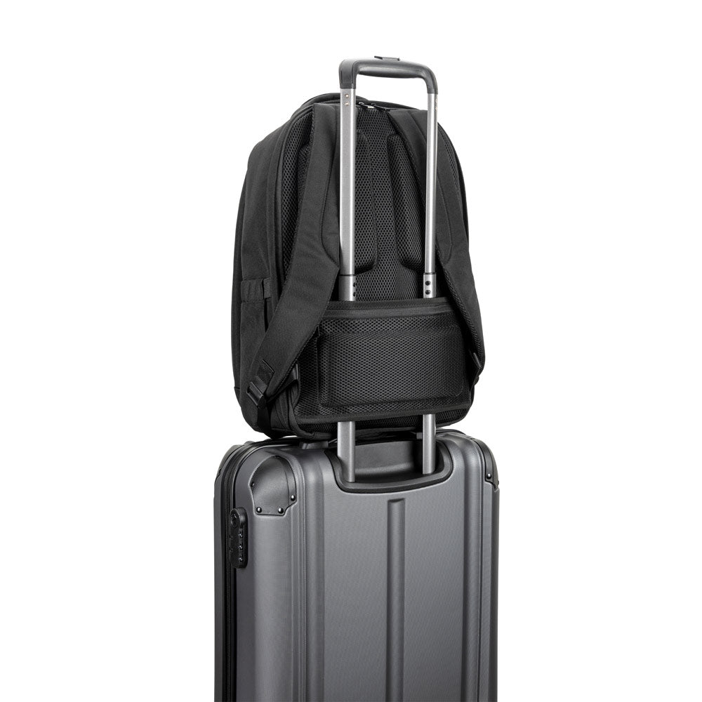 YANGON BPACK -  Zaino Antifurto, in Twill con Rivestimento Idrorepellente per Laptop da 17,3" - Cod. 92393