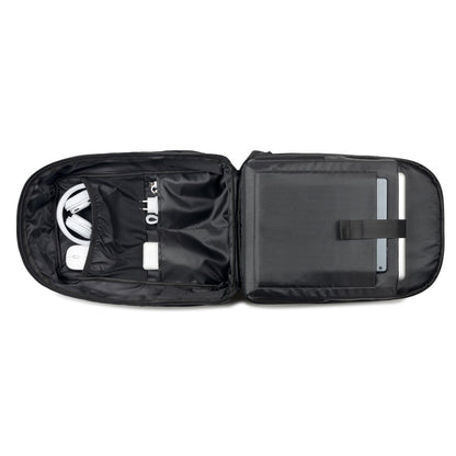 YANGON BPACK -  Zaino Antifurto, in Twill con Rivestimento Idrorepellente per Laptop da 17,3" - Cod. 92393